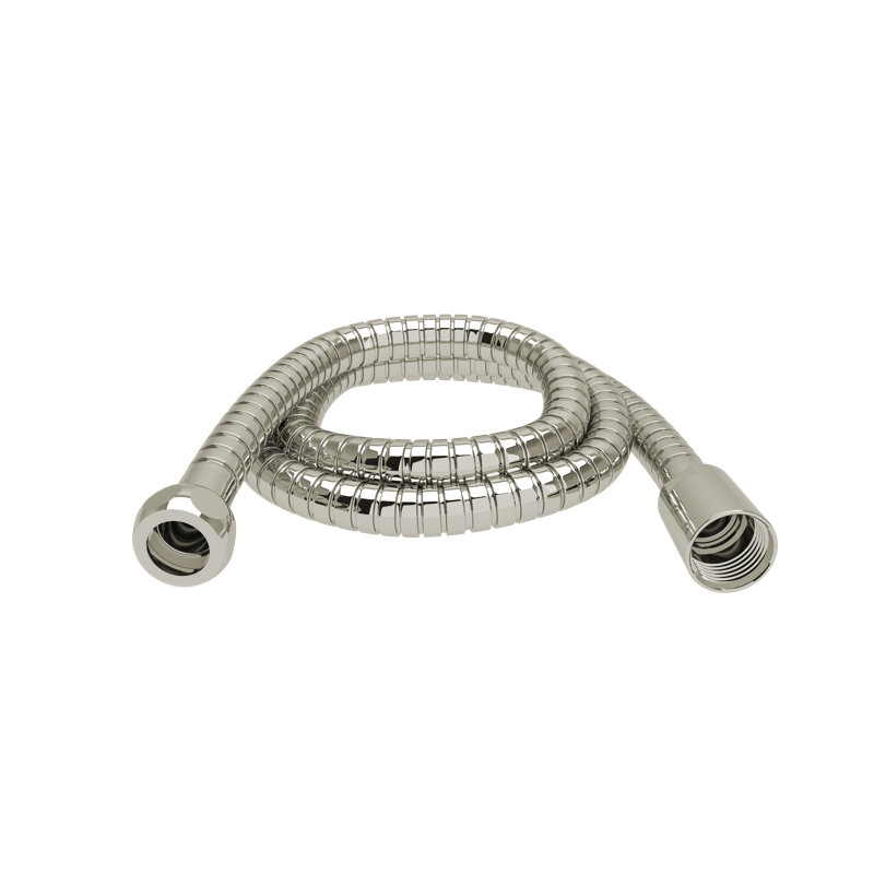 Boyau de douche en métal 59 po Riobel, Nickel poli