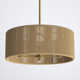 Jolene 4 Light Metal Dimmable Drum Chandelier