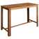 Bar Table Pub Table Bistro Table for Dining Room Solid Acacia Wood