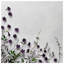 Couvre-lit matelassé mauve à motif de fleurs sauvages toutes tailles-126079493