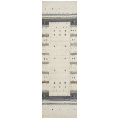Handmade Wool Striped Area Rug