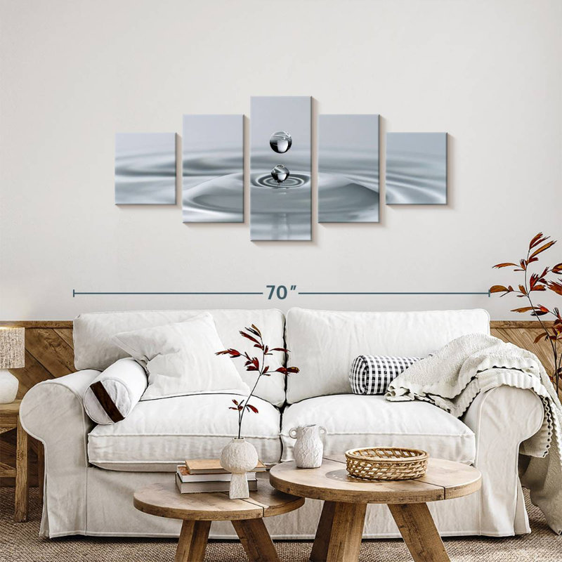 Kerrick Drops Into The Water, 24" H x 55" W