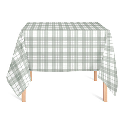 Abdul-Haqq Plaid Square Tablecloth