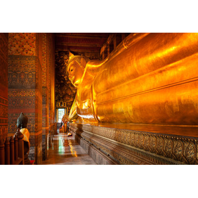 Reclining Buddha, Thailand 1 Piece Wrapped Canvas Wall Art