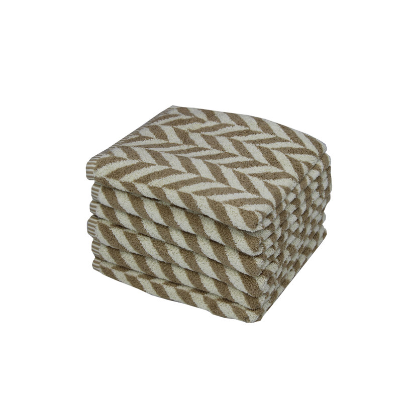 Eller Plush Hand Towel, Brown 