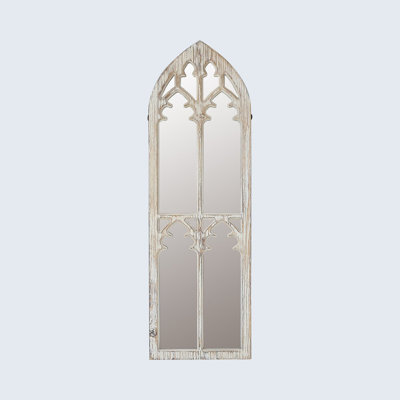 Giovanni Farmhouse Arched Window Accent Mirror