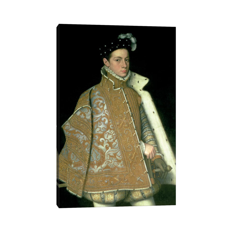 Alessandro Farnese, Son Of Margaret Of Parma And Ottavio Farnese (Duke Of Parma), C.1561 by Sofonisba Anguissola - Wrapped Canvas Painting