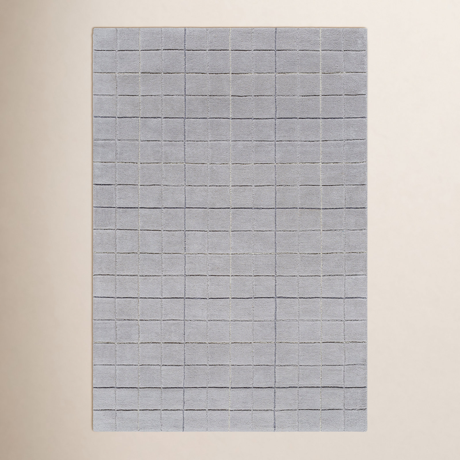 Mallory Hand-Tufted Gray Rug, Rectangle 5' x 8'