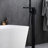 Matte Black Bathtub Faucet With Hand Shower - Construction, Rust & Corrosion Resistance, Lever Handle, 6 Gpm Flow Rate, Resistance
