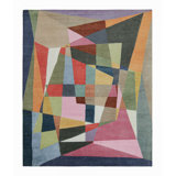 Hand Knotted Geometric Area Rug