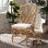 Chaise parsons en rotin l 20,9 po Yedinak
