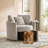 Bennet Storage Chair 48” Modern Farmhouse Easy Assembly Hidden Storage Pocket Coil Comfort Chenille Fabric-116661538