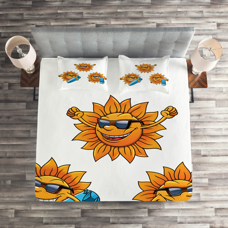 Coverlet, King Bedspread + 2 Shams