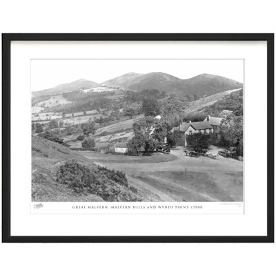 Great Malvern, Malvern Hills And Wynds Point C1900 by Francis Frith - Single Picture Frame Print