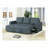 3 Seats Polyfiber Convertible Sleeper Sofa