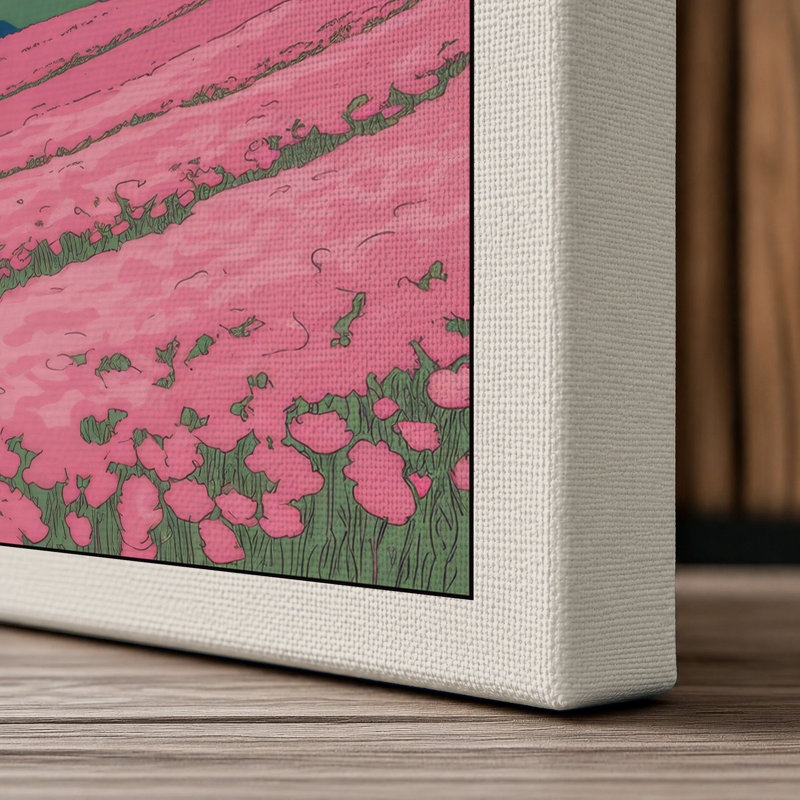 Earth in Dreamscape Surrealism - Wrapped Canvas, 18x12 - 45.7 x 30.5 cm, Cream Border