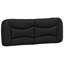 Coussin de tête de lit vidaXL noir Hvar 137 cm 