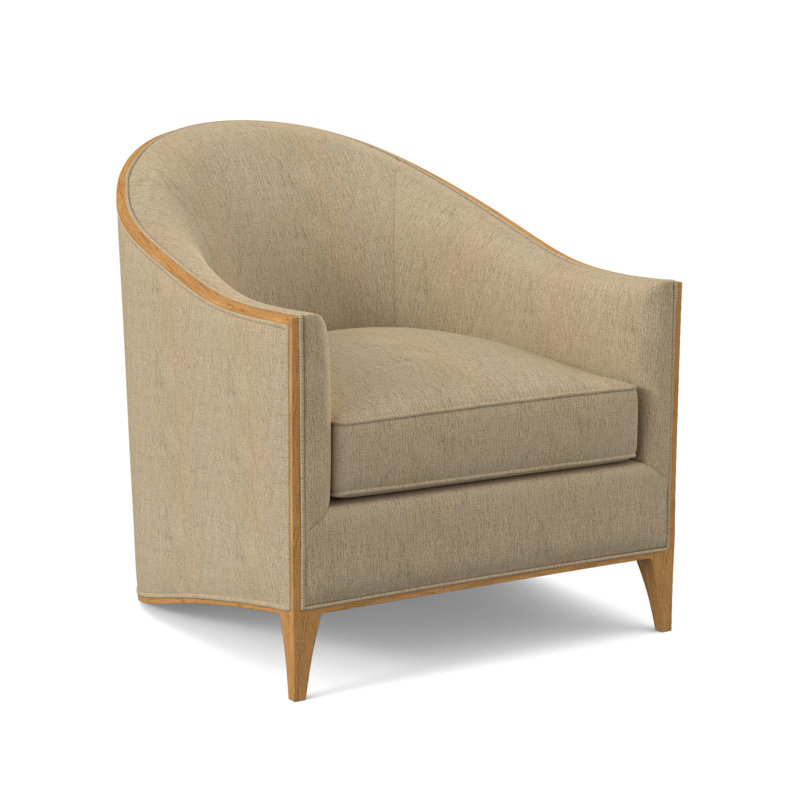 Atelier Barrel Chair, Amber, Libby Linen