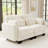 Channel Tufted Modular Sectional Sofa with Adjustable Backrest-1994189764