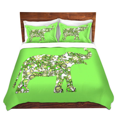 Ensemble de housse de couette rubans éléphant ii
