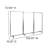 Transparent Acrylic Mobile Partition With Lockable Casters, 72"H X 24"L (3 Sections Included)-52128614