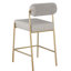 Tabouret de comptoir Carly Boucle-499124883