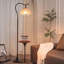 Lampes sur pied en bois massif noir sans fer