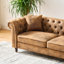 Canapé en tissu Chesterfield