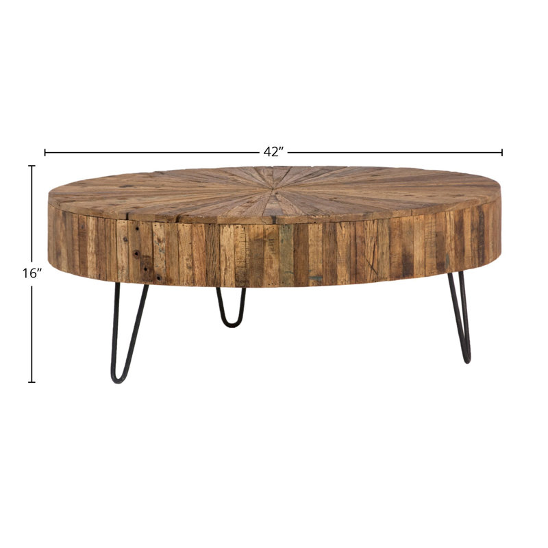 Table basse  Acacia, brun antique