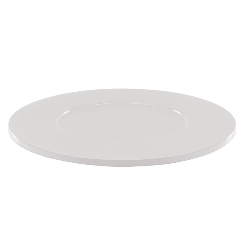 Assiette de présentation Tre - 6 pièces, Blanc