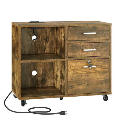 Mellinda 3 - Drawer Filing Storage Cabinet