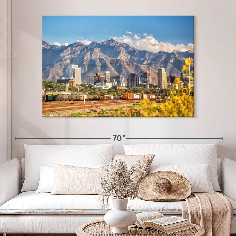 Hannes, centre-ville de Salt Lake City, H 34 po x l 51 po