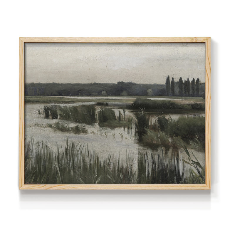 Paysages rétro-CCLXV-impression encadrée - réaménageable, H 8 po x l 10 po, Naturel