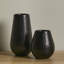 Colt 20cm Metal Candle Holder, Black Bronze