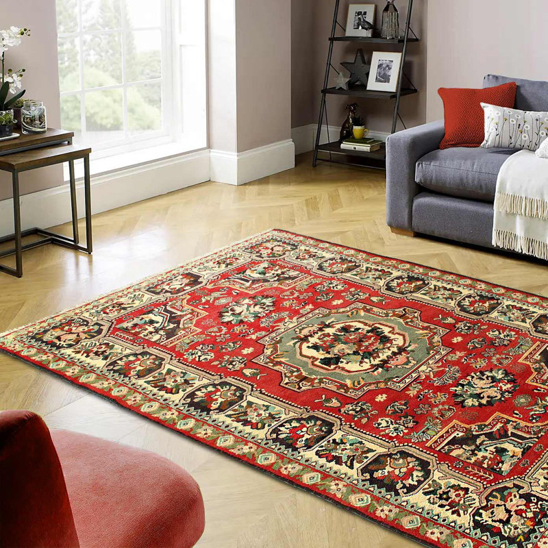 Canvello Circa 1970 Fine Hand Knotted Silkroad Vintage Bakhtiari Rug - 5'4'' X 8'11''