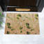 Watercolour Leaves Coir Doormat-760352382