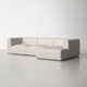 Bowry 3 - Piece Modular Upholstered Chaise L-Sectional