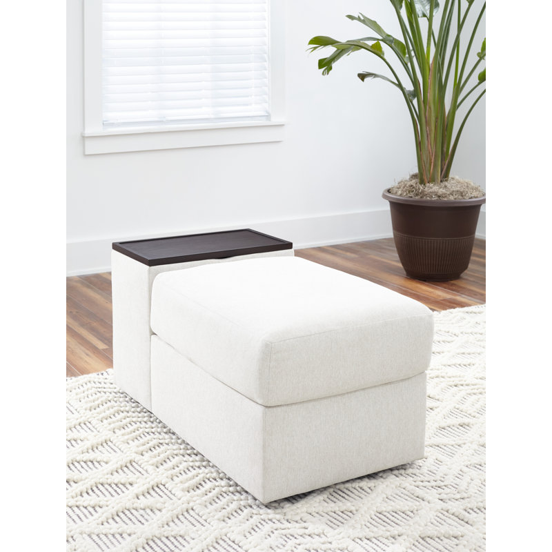 Flex Storage Smart Hub for Flex Sectional, Light Gray Polyester Blend