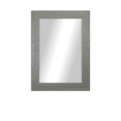 Narely Wood Flat Wall Mirror