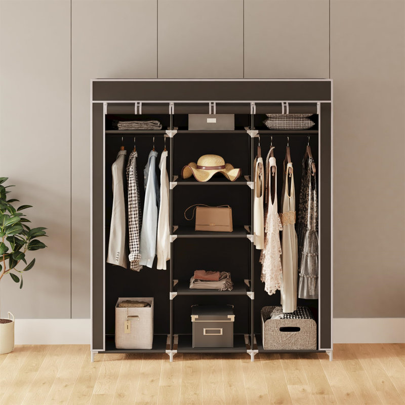 Evonnia Metal Wardrobe