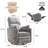 Deluxe Swivel Rocker Power Recliner With Adjustable Pillow For Ultimate Comfort-919177795