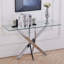 Scheinuk 120cm Glass Top Console Table