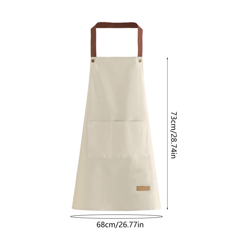 Waterproof Oil Proof Plastic Kitchen Apron, Anti Work Dirt Resistant Unisex Apron With Pockets, 11.8x11in Gray, Gray
