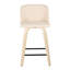 Tabouret de comptoir pivotant 24,25 po Lakyia-89290193