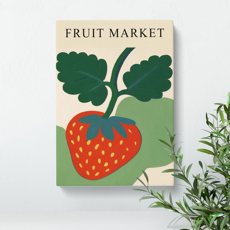 XMKTMKT-566 Strawberry Fruit Market Exhibition Vol.2 - Wrapped Canvas Print, 50cm H x 35cm W x 3cm D