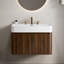 Meuble-lavabo mural flottant 30 po