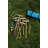 6-Player Croquet Set - Outdoor Games with Wood Mallets, Balls, Posts, Wickets, and Carry Case - Vintage Yard Games for Adults and Kids by Hey Play