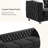 Egidia 83.07'' Velvet Sofa-596081209