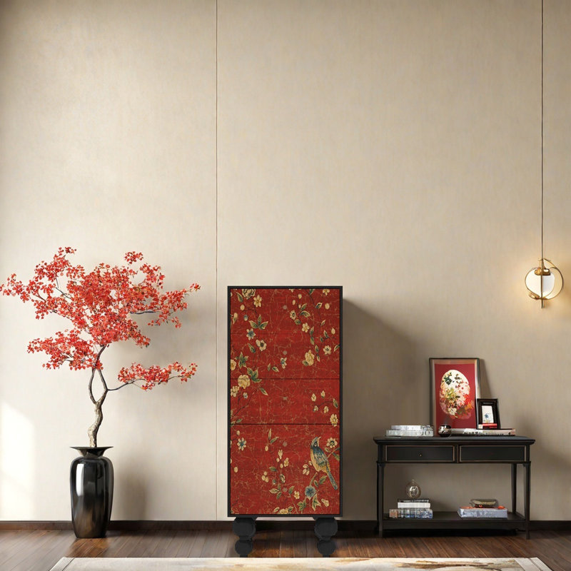 Armoire de rangement de salon rétro universelle