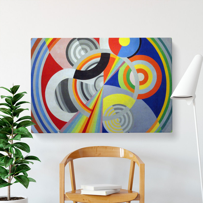 Composition Vol.3 by Robert Delaunay - Wrapped Canvas, 50cm H x 76cm W x 3cm D